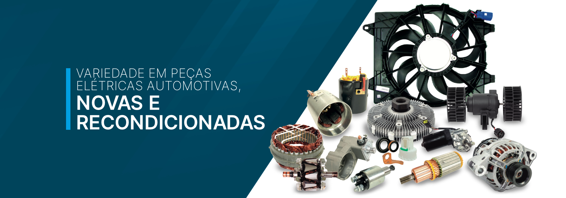 Variedade de paças automotivas