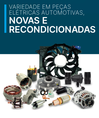 Variedade de paças automotivas