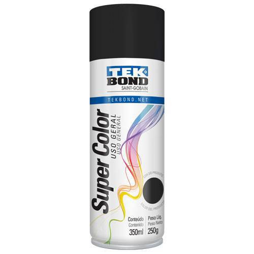 TINTA SPRAY PRETO FOSCO 350ML